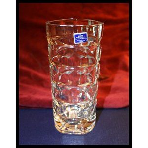vintage Lady Victoria fine crystal 6-1/2" bud vase - Imported from France